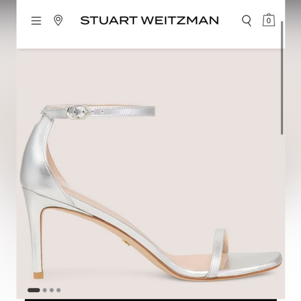 STUART WEITZMAN ; Nudistcurve 75 Sandal ; Slightly worn